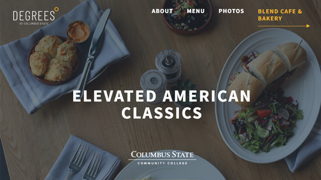Degrees Restaurant at Columbus State.