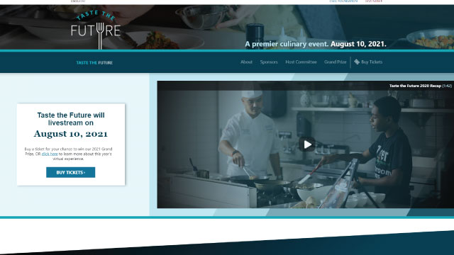 Taste the Future website.