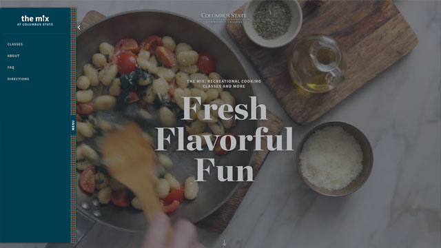The Mix recreational cooking classes at Columbus State.